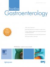 Frontline Gastroenterology: 9 (1)